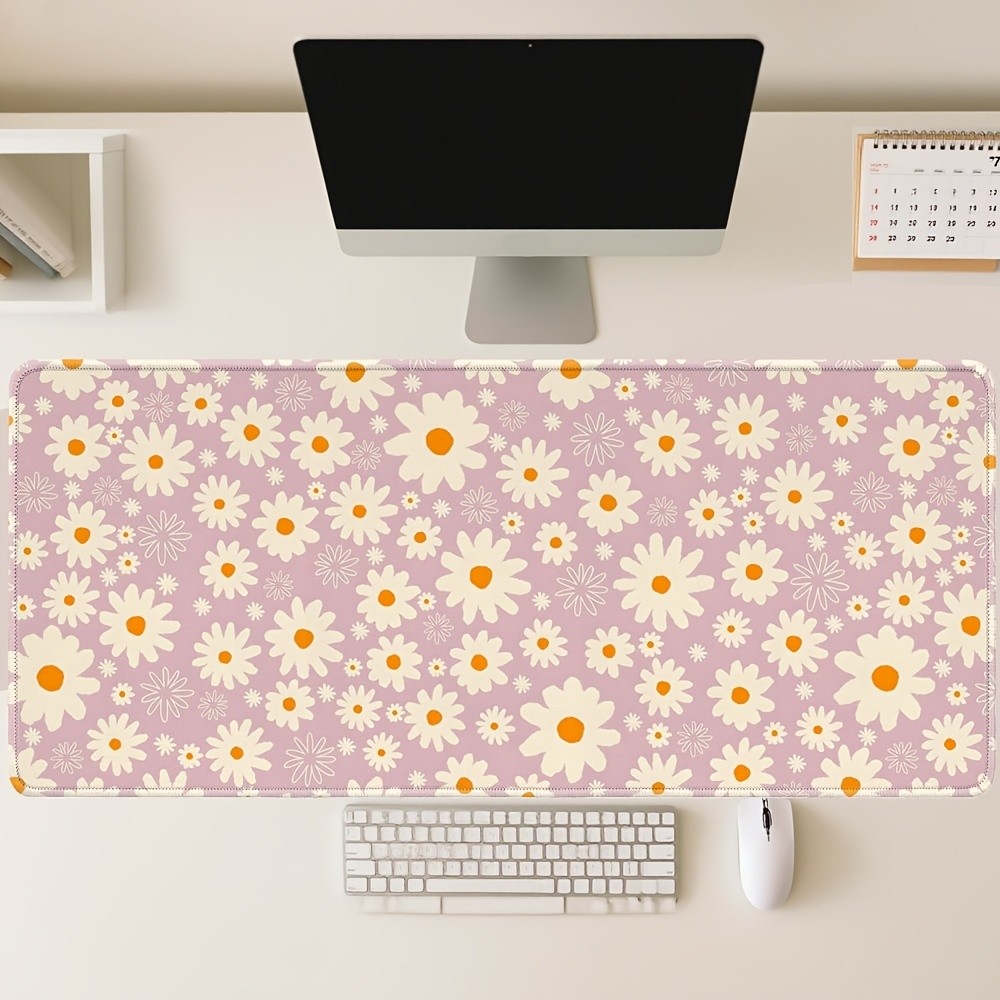 Extra Large Gaming Desk Mat & Mouse Pad Compatible for PC, Laptop, Keyboard -