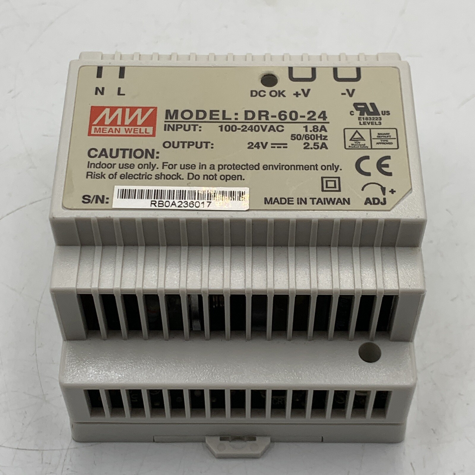 Meanwell DR-60-24 Power Supply Module Used - Lot of 4 Pcs