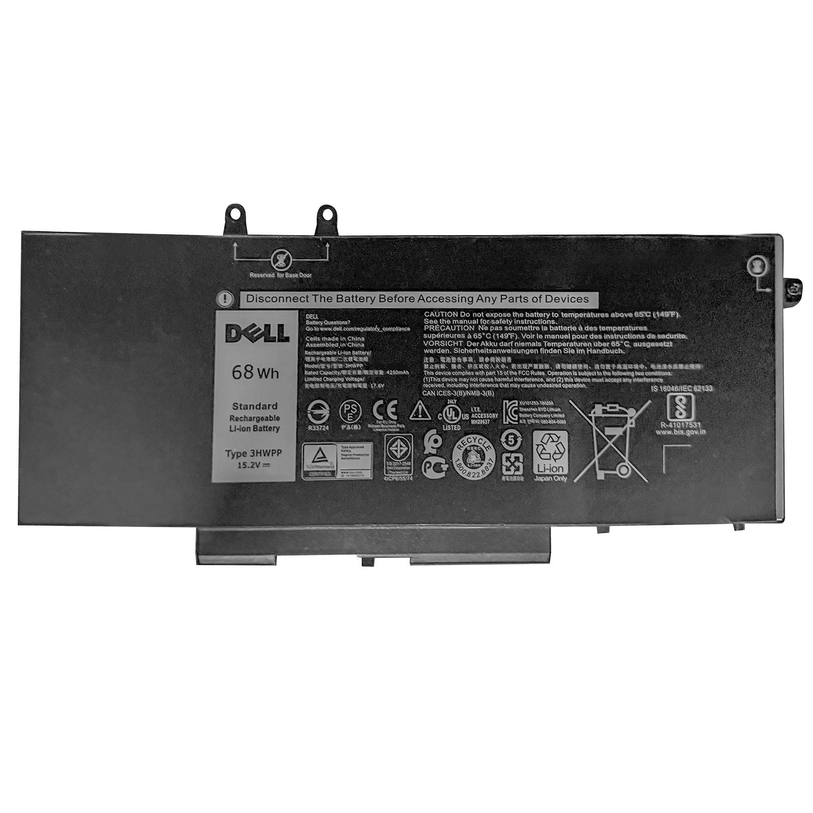 NEW Genuine Dell Latitude 5511 Precision 3551 68wh 15.2V Laptop Battery 3HWPP