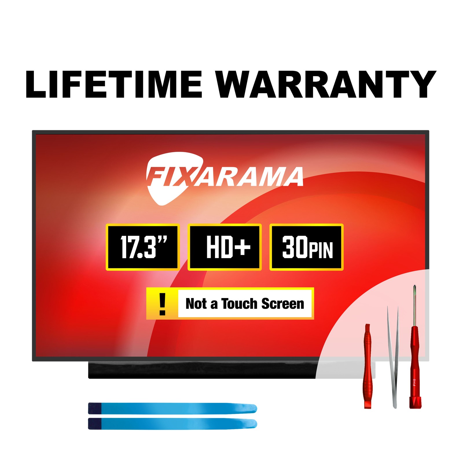 B173RTN03.1 HW0A + TAPE HD+ Glossy LCD Screen + Tools GRADE A+ FIXARAMA
