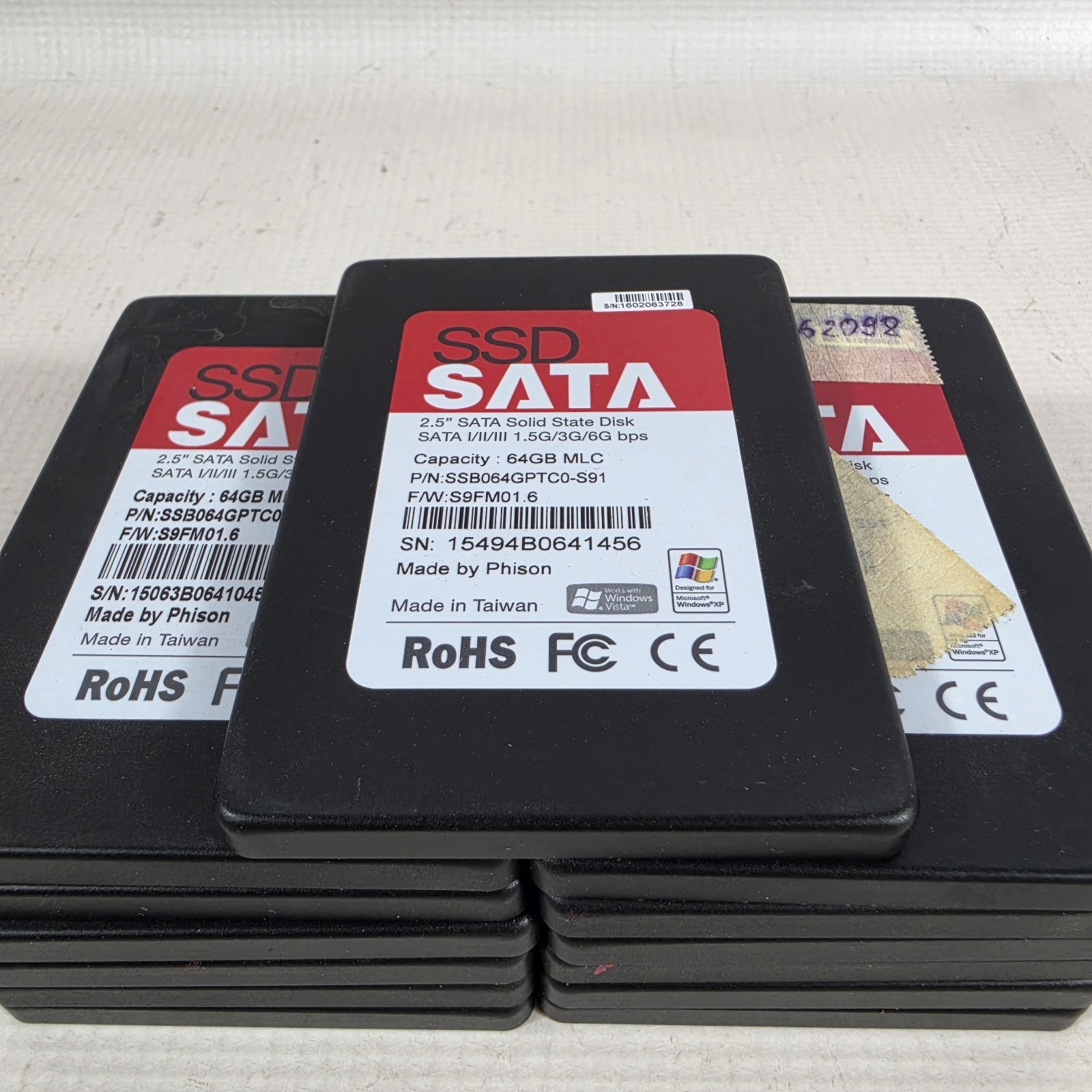 Phison 64GB SATA SSD I/II/III 6G bps Model SSB064GPTC0-S91 Used (1 PIECE ONLY)