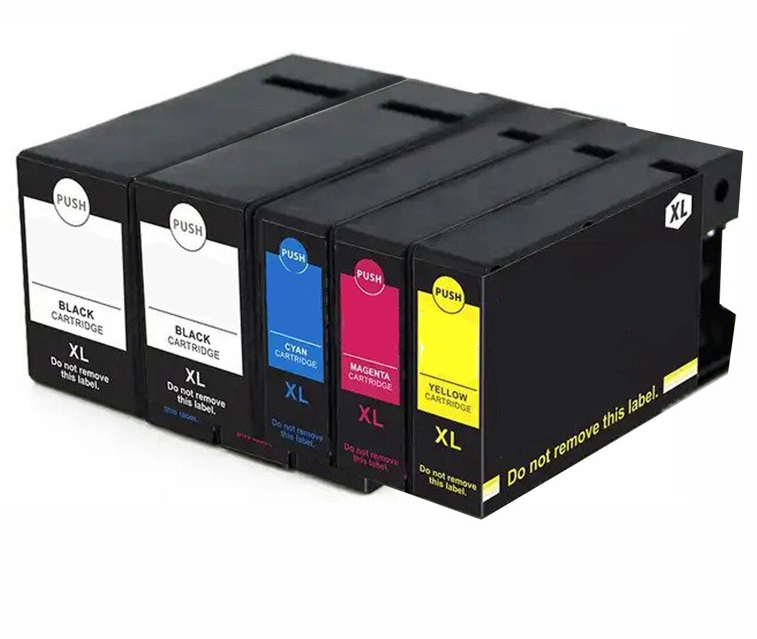 5PK XL Replacement Ink +chip for Canon PGI 1200XL MAXIFY MB2720 MB2120 MB2320