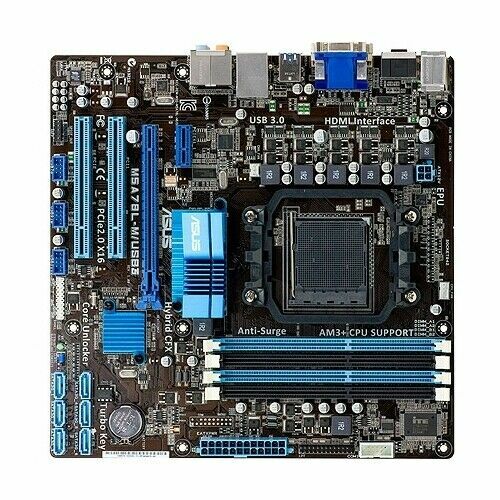 For ASUS M5A78L-M/USB3 Socket AM3+ AMD 760G DDR3 uATX USB3.0 HDMI SATA3