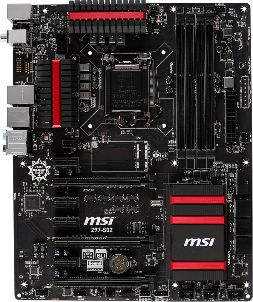 FOR MSI Z97-S02 Motherboard DDR3 1150-Pin 100% Tested