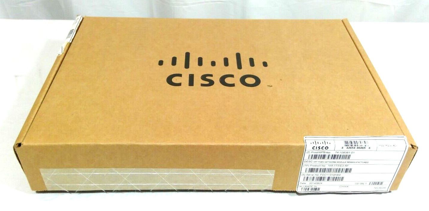 Cisco NM-1T3/E3-RF 1-Port T3/E3 Network Module for Services Router