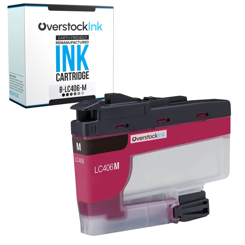 1PK Compatible OSI LC406 Magenta Ink Cartridge fits Brother MFC-J4335DW, J4340DW