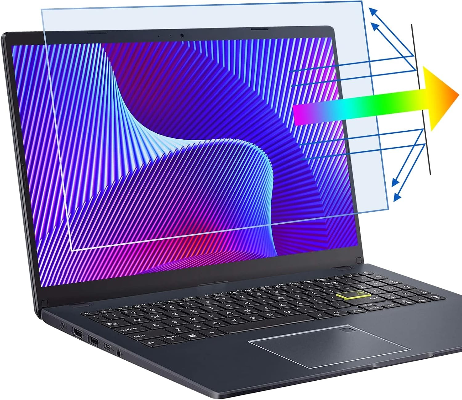 15.6" Laptop Blue Light Screen Protector (1920x1080P) - Anti-Scratch & Anti-Glar