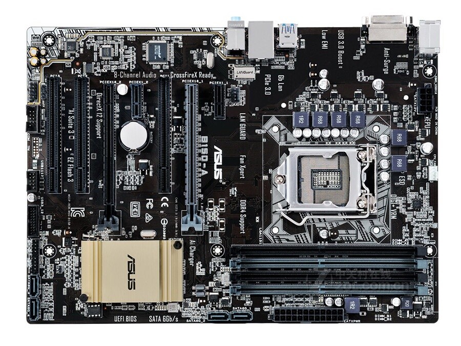For ASUS B150-A Motherboard B150 LGA1151 4*DDR4 64G DVI ATX Tested ok