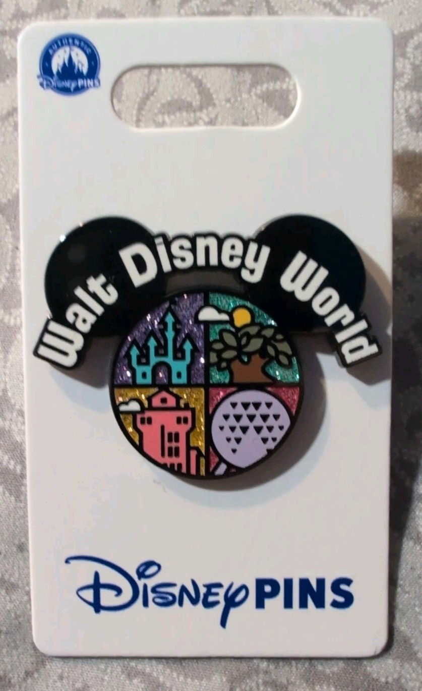 2026 Disney World 4 Parks Mickey Icon Ears Pin Magic Animal Epcot Hollywood New