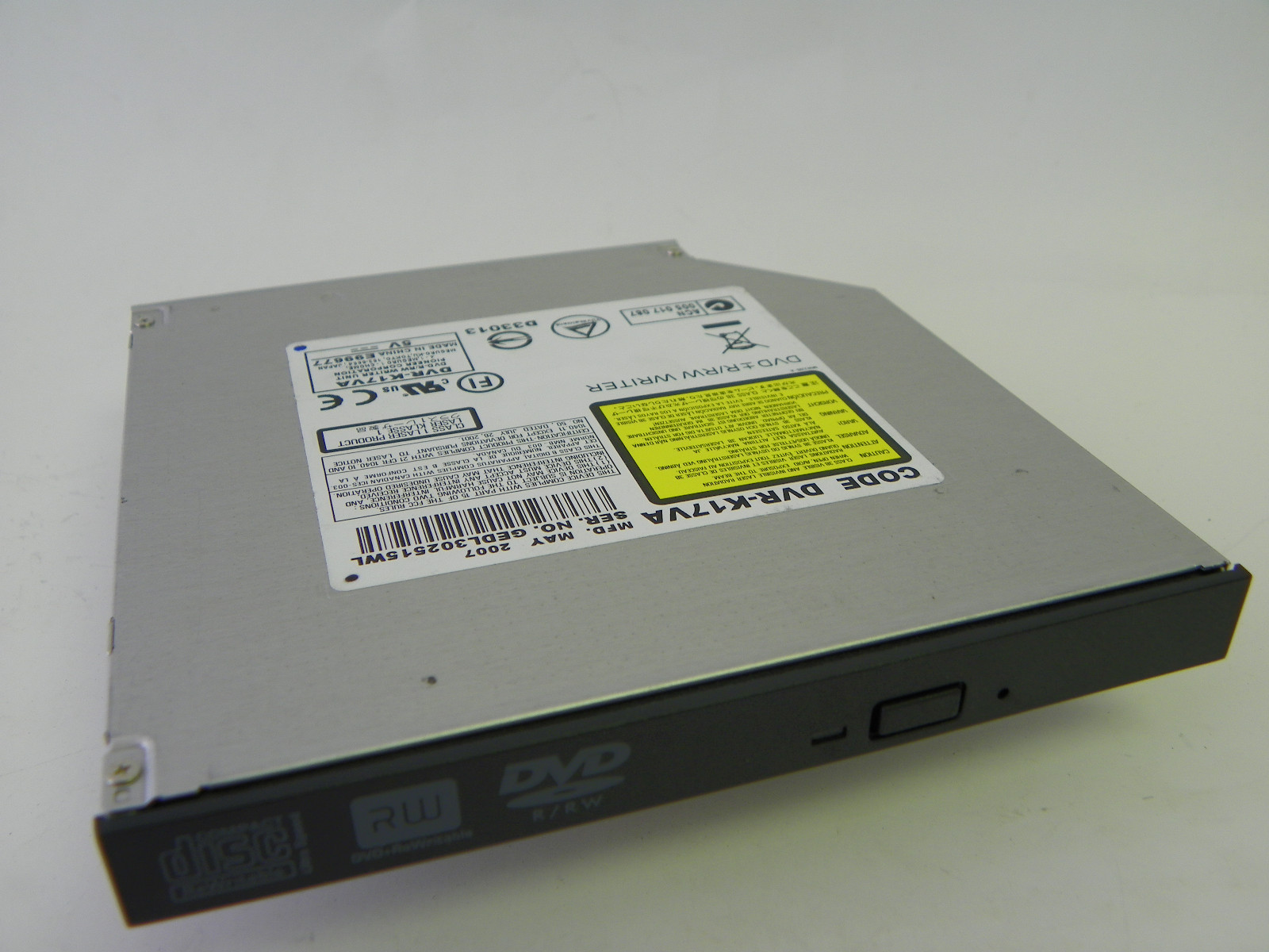 Pioneer DVR-K17VA DVD±R/RW Notebook IDE Drive / BLACK
