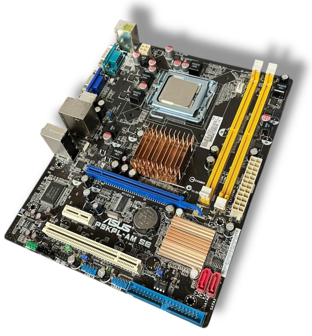 Asus P5KPL-AM SE Rev. 2.00G LGA775/T DDR2 mATX Motherboard w/ Core 2 Duo CPU