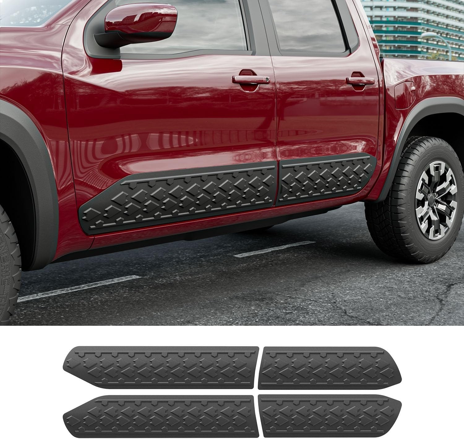 Door Molding Trim Compatible with 2022 2023 2024 2025 Nissan Frontier B...