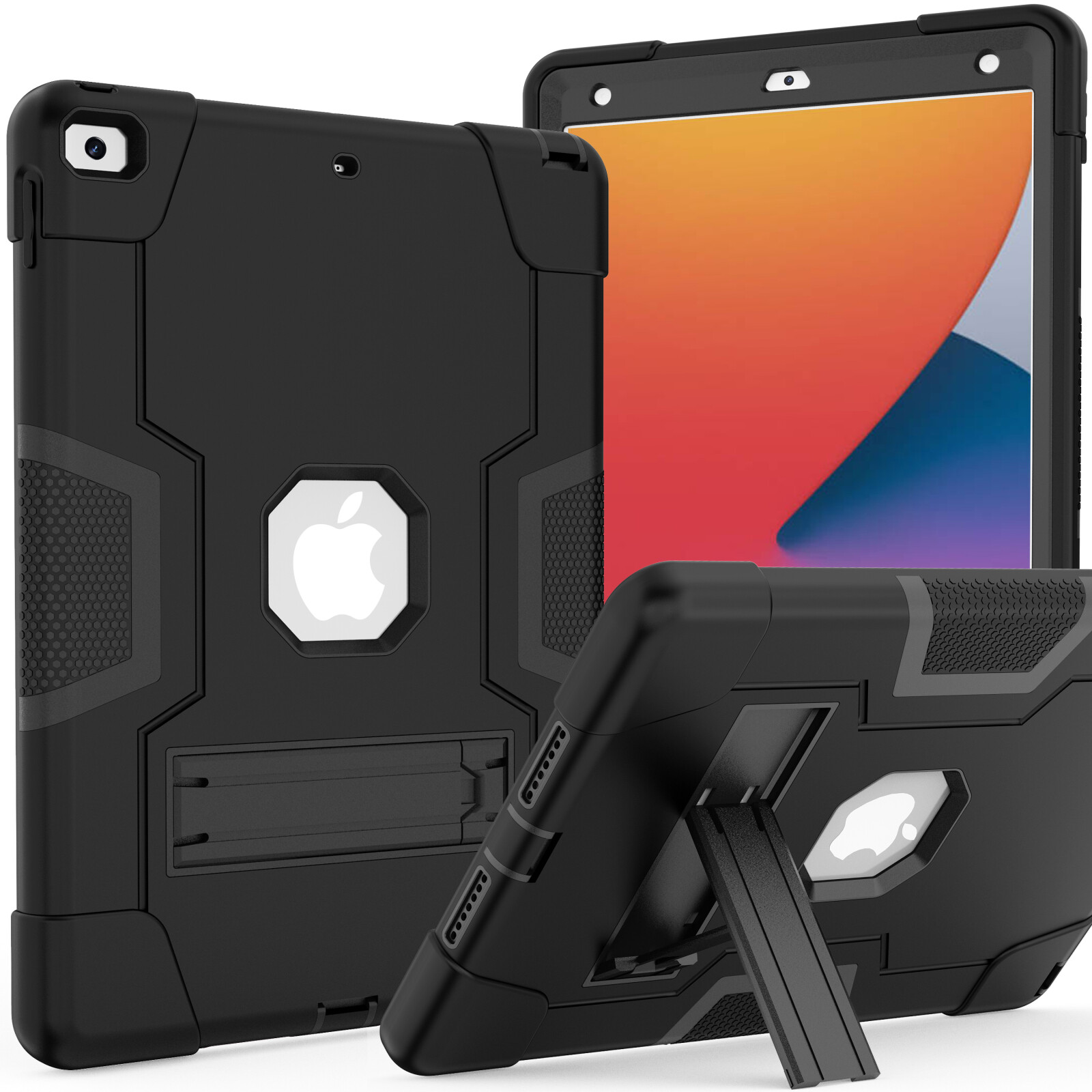 Kids Shockproof Heavy Duty Stand Case Cover For iPad 11/10/9/8/7th Air Mini Pro