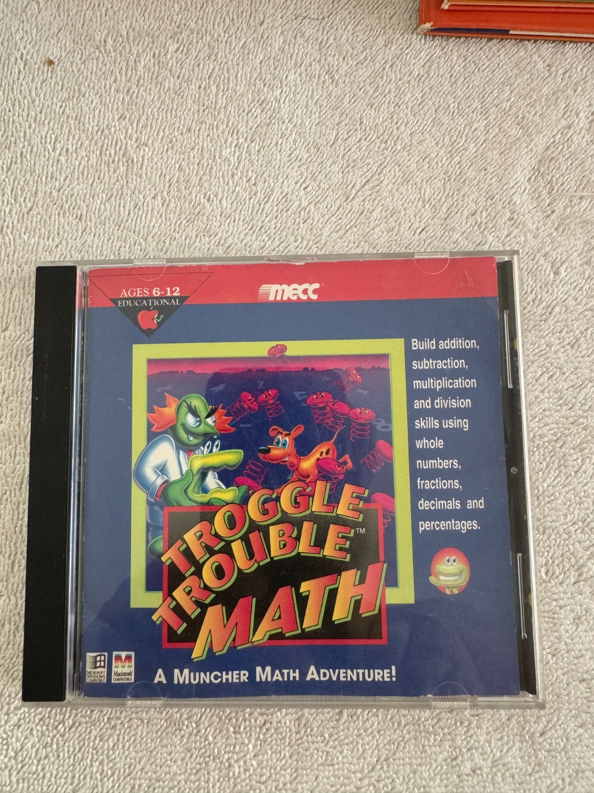 Toggle Trouble Math - MECC/Softkey 1995 Win 3.1/95