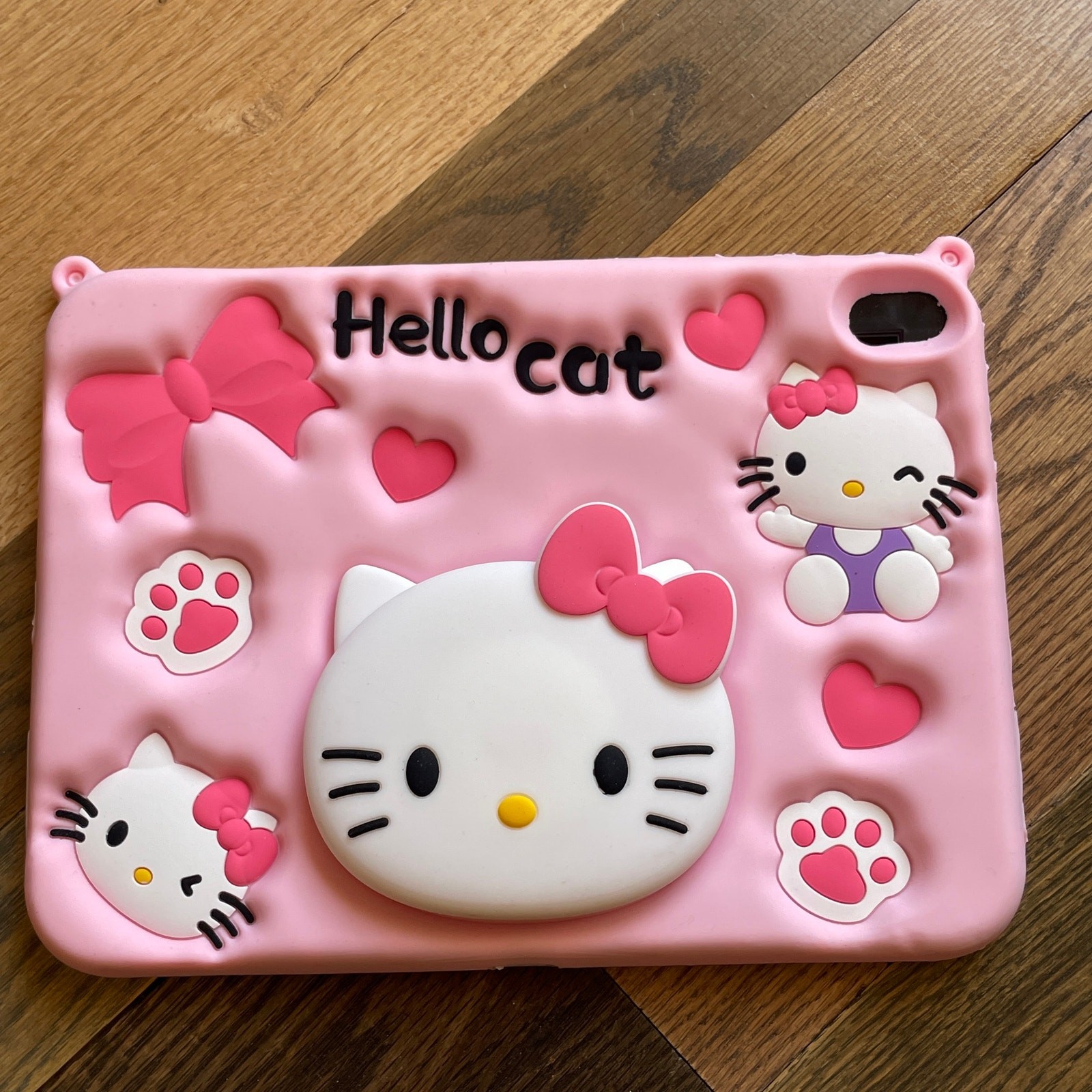 Hello Kitty Style Pink Tablet Case Stand Silicone 10 Inch