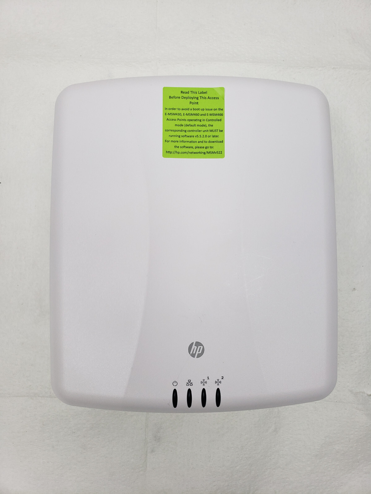 NO BRACKETS HP E-MSM430 PoE Access Point AM J9650A MRLBB-1001 Dual Radio 5ghz