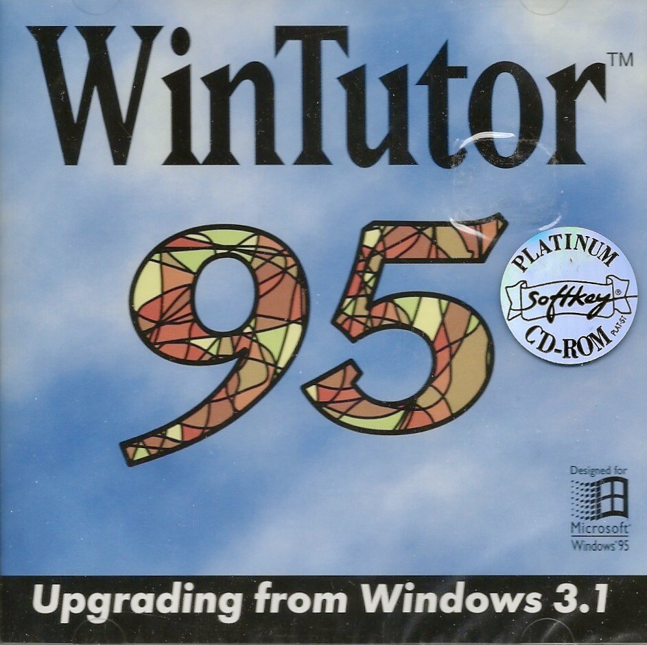 WIN TUTOR 95 (PC CD-ROM in Jewel Case) 1995, Brand New Factory Sealed