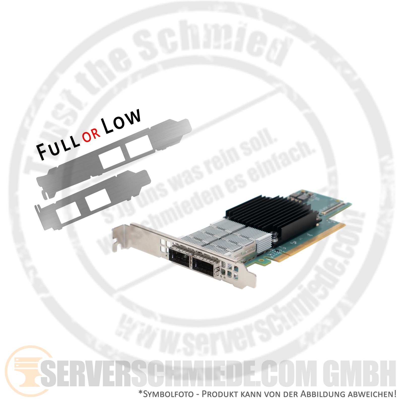 Mellanox 2x 100GbE Network IB Controller PCIe x16 MCX653106A-ECAT