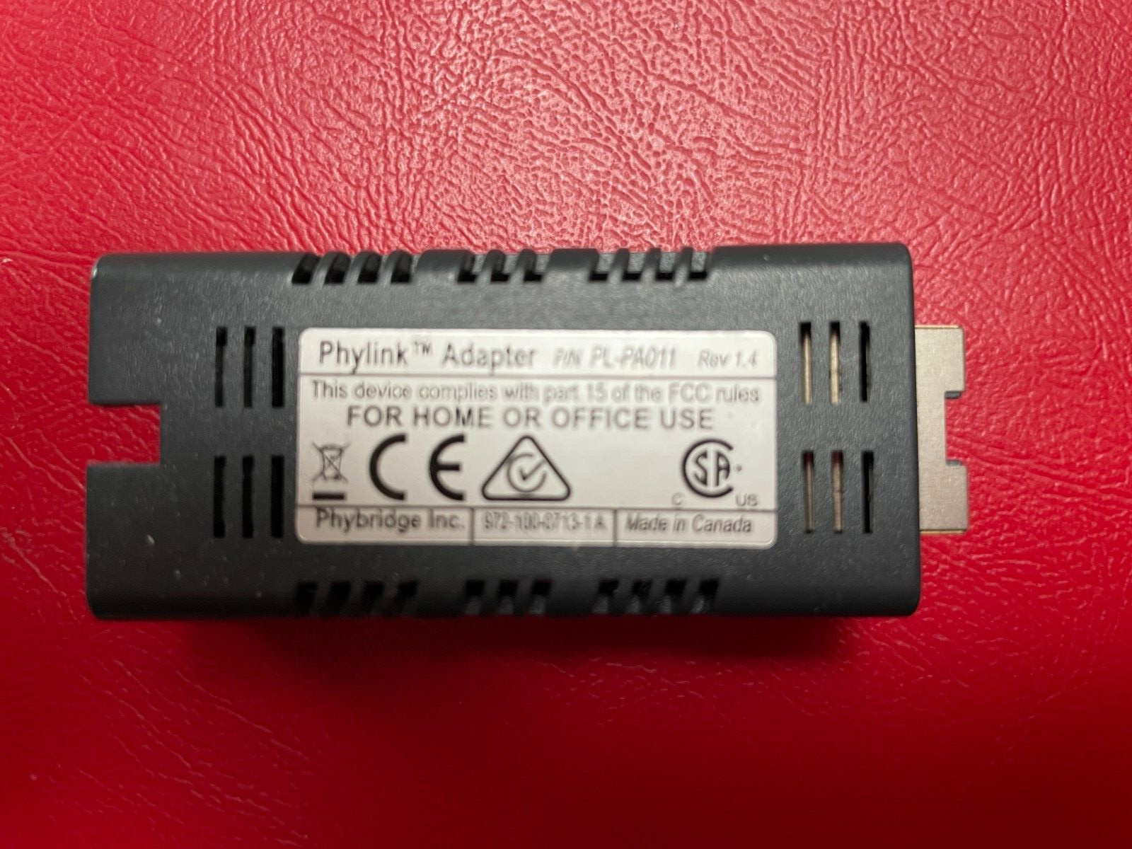 Phylink Adapter - Convert RJ11 to RJ45 - 10Mb LAN Media PL-PA011