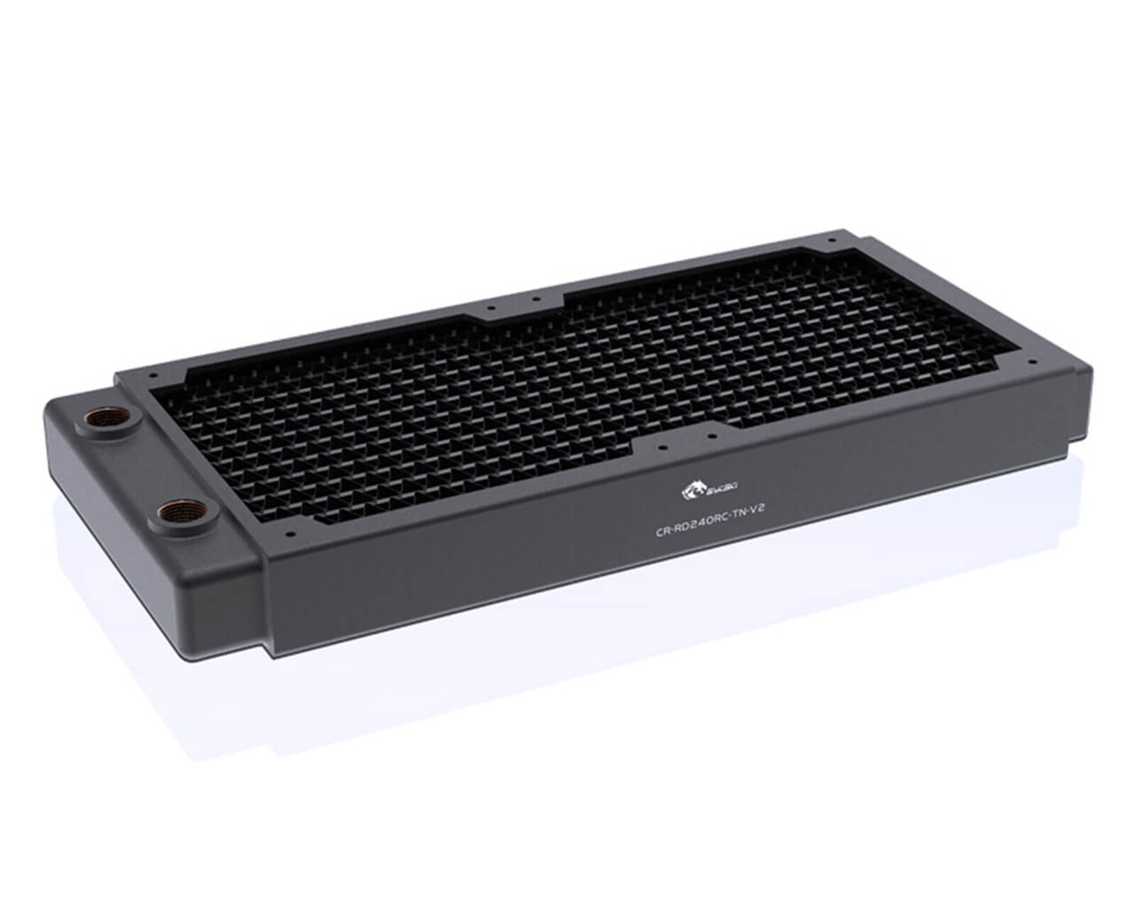 Bykski 240mm x 30mm RC Series Radiator, 120mm x 2, Dual Fan (CR-RD240RC-TN-V2)