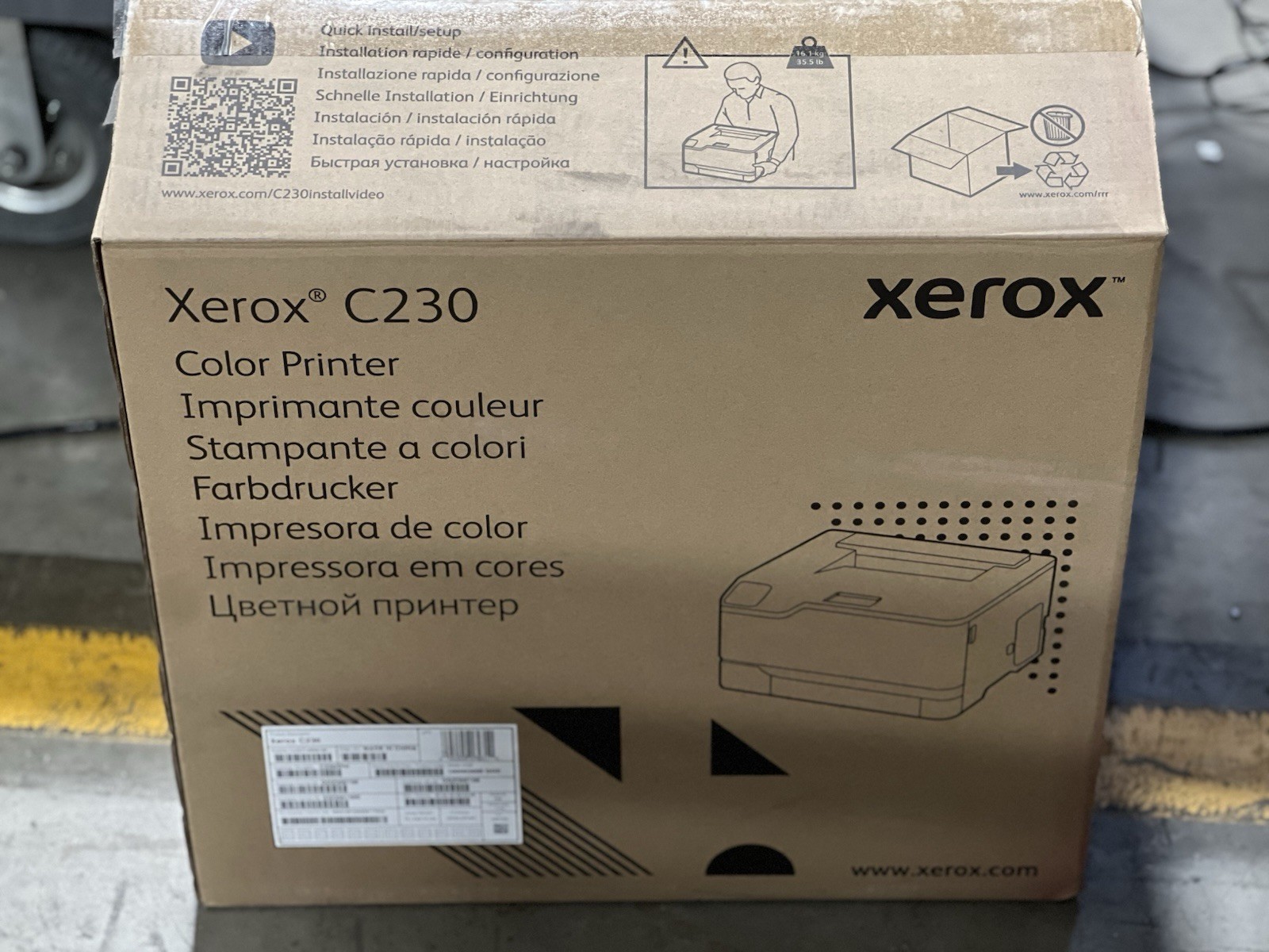 Xerox C230 Color Laser Printer – Open Box
