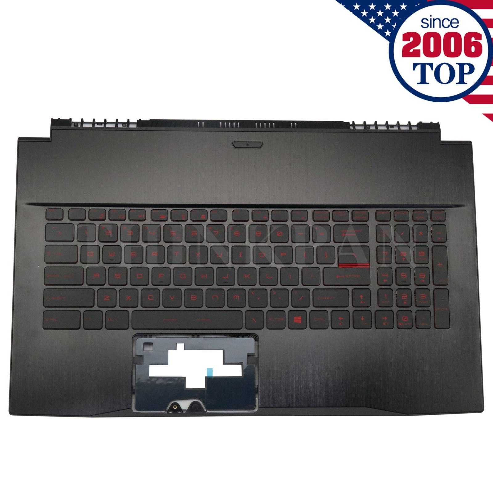 New For MSI GF75 MS-17F1 17F2 17F3 17F4 17F5 Palmrest W/Backlit Red Keyboard