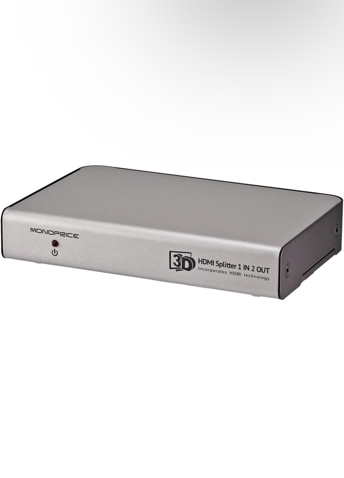 Monoprice 3D 1X2 Pro Series Powered HDMI Splitter w/ 4K Support HD-120E3-3D-V2