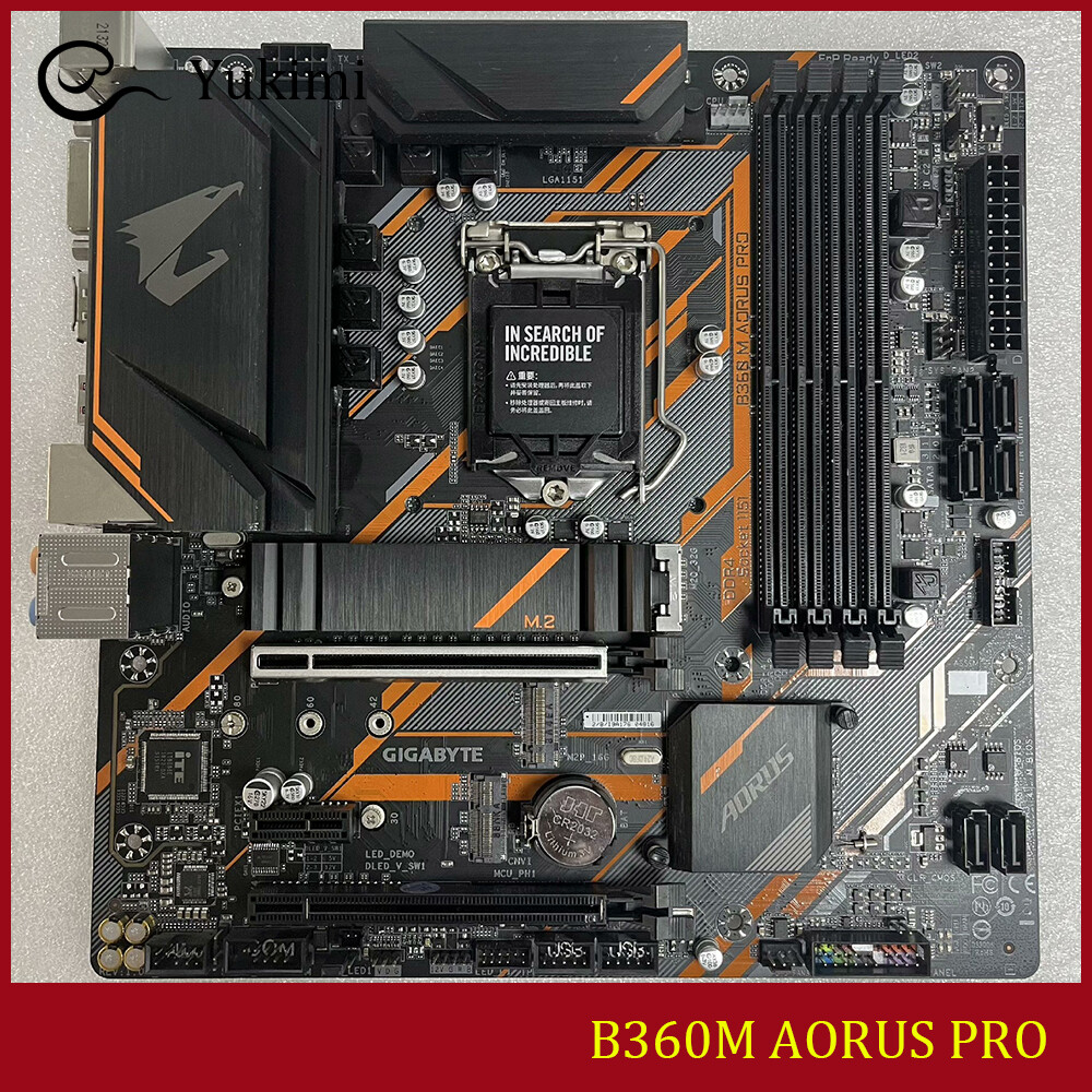 FOR FOR GIGABYTE B360M AORUS PRO LGA 1151 DDR4*4 64GB Micro ATX Motherboard