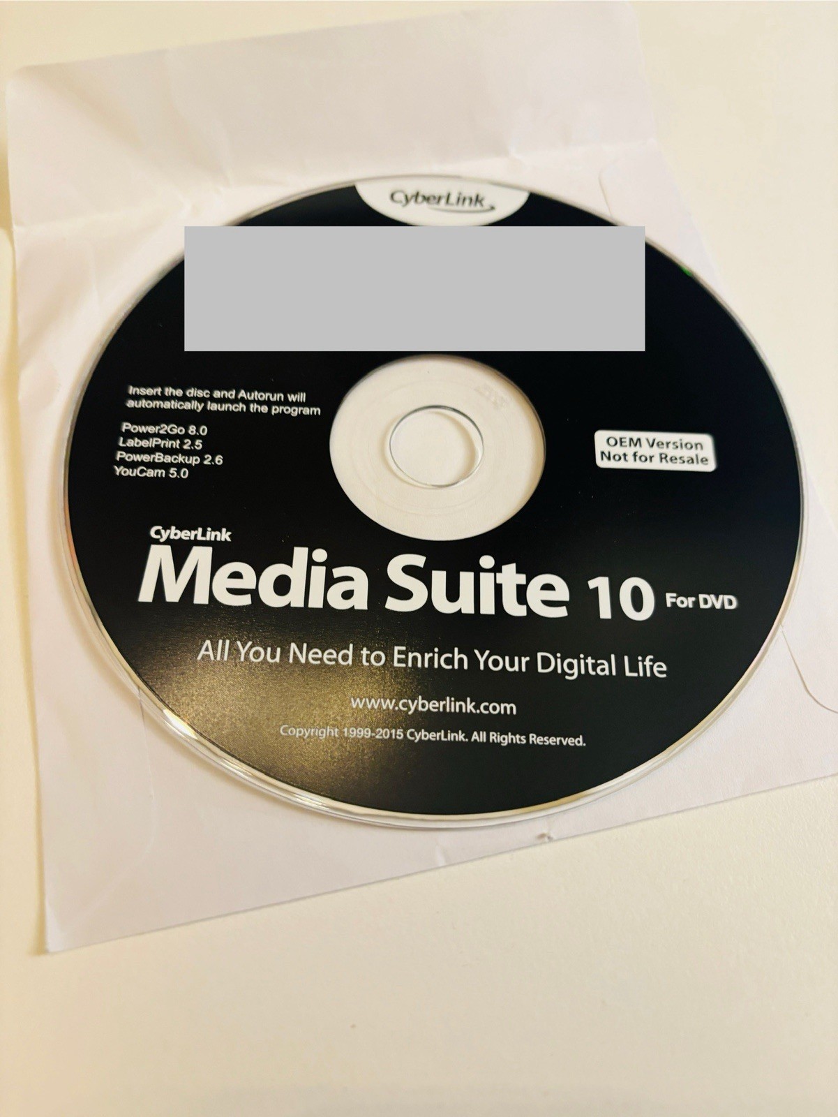 New CyberLink Burning Media Suite 10 OEM