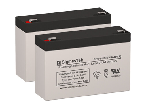 CyberPower RB0670X2 Replacement Battery Set - (2 batteries - 6V 9AH)