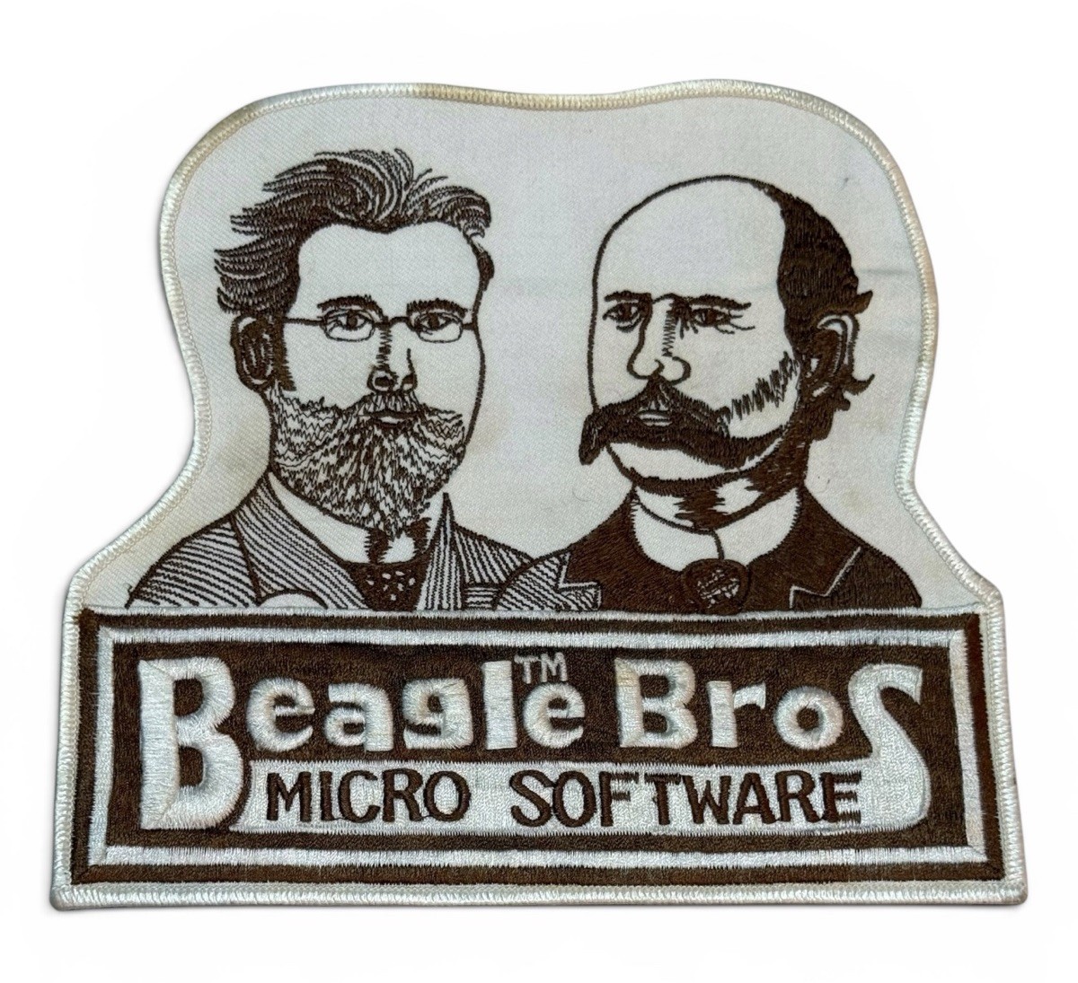 Vintage 1980s Beagle Bros Micro Software Promotional Patch Apple II Retro Tech