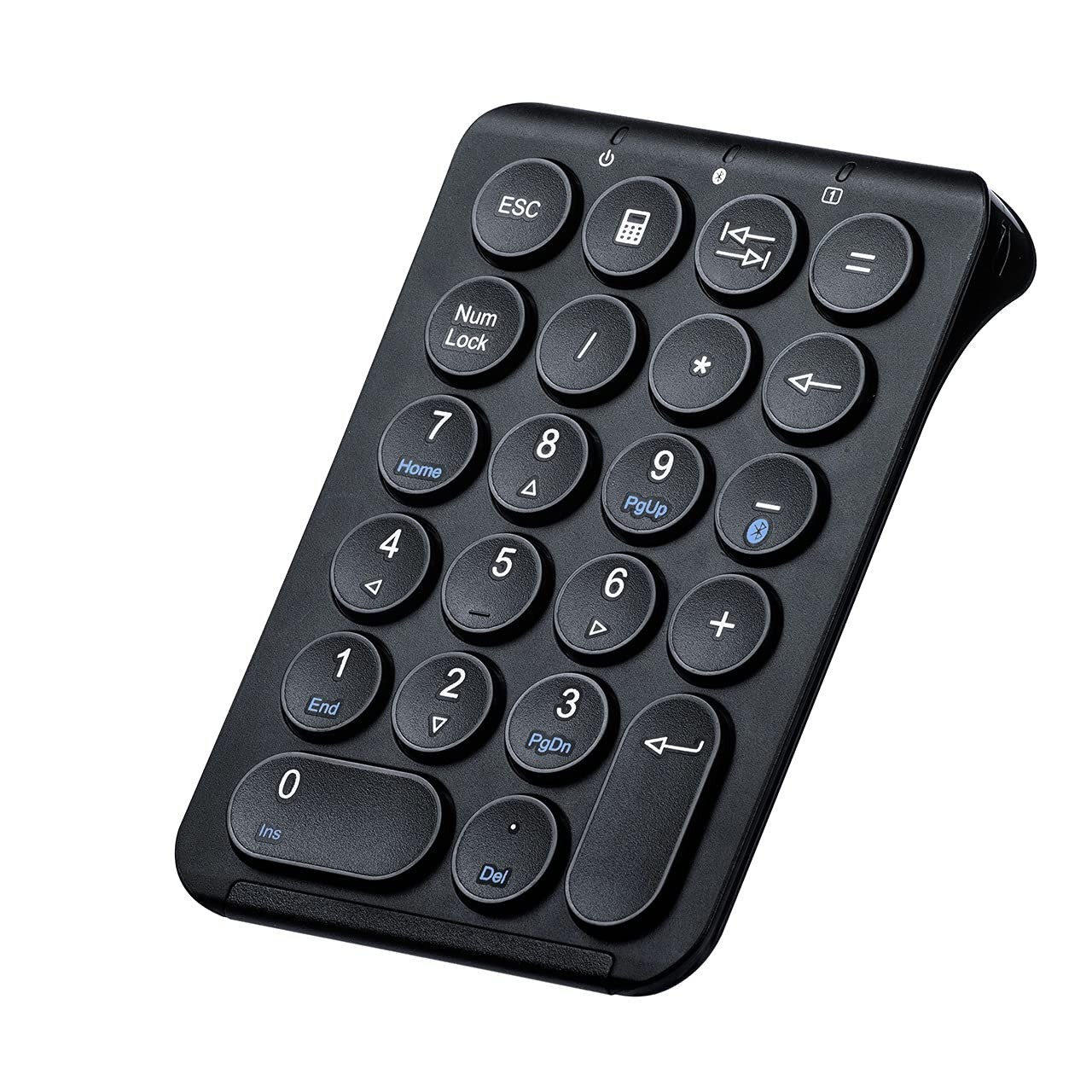 Bluetooth Numeric Keypad, Rechargeable Wireless Ten Key Number Pad, 22-Key