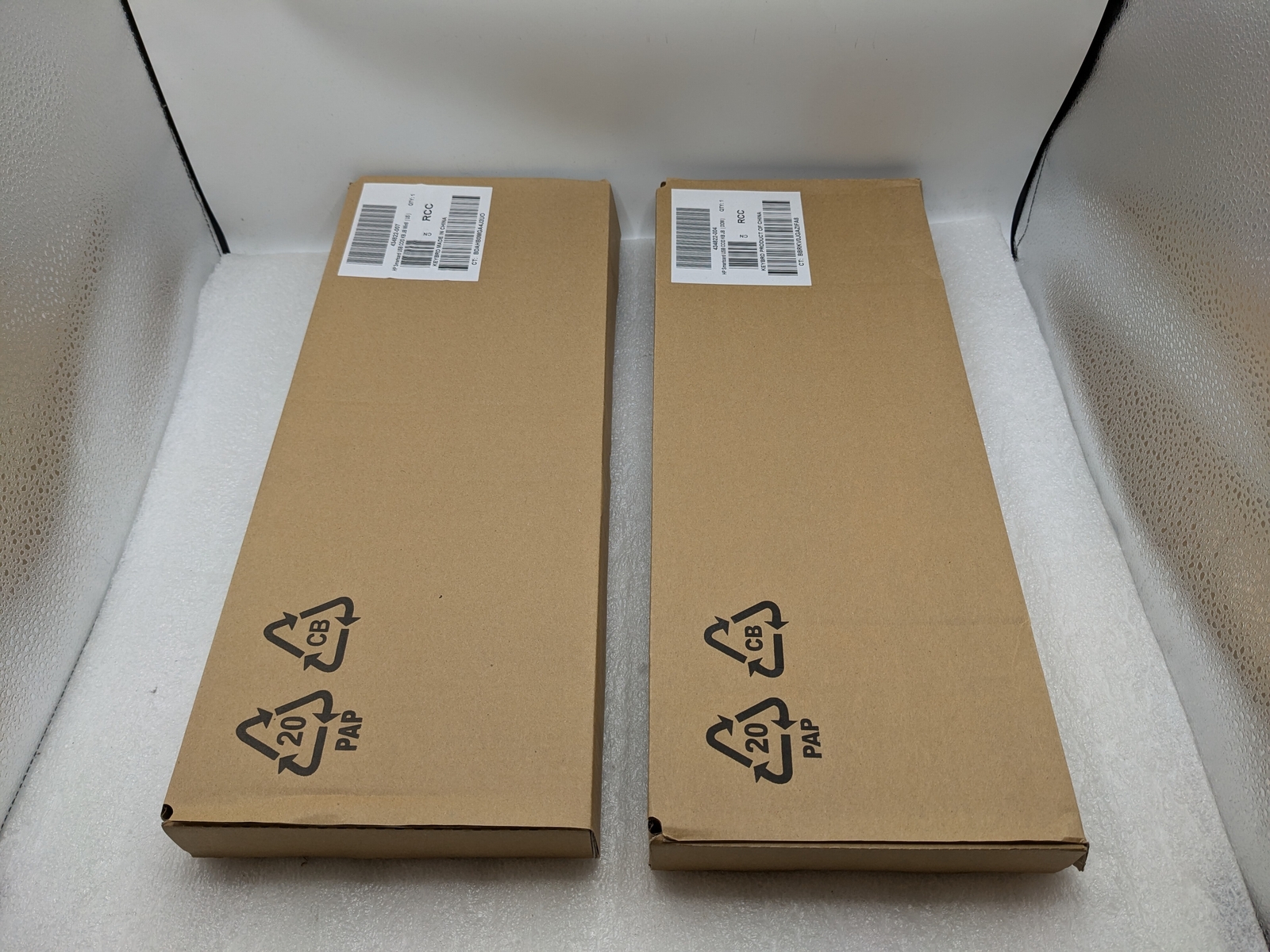 NEW LOT OF 2 HP KUS0133 US SmartCard USB Keyboard 265979-008 FREE S/H
