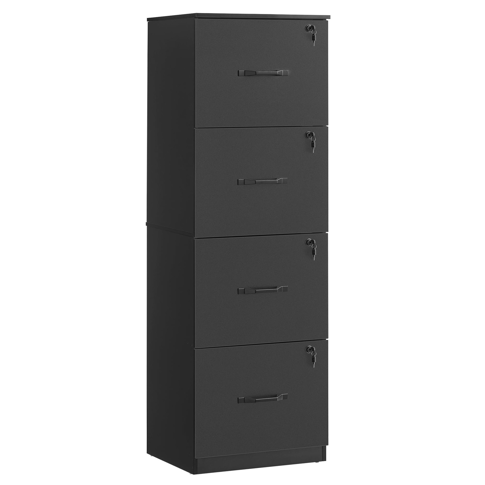 File Cabinet 4 Drawer with Locks A4 Letter Size VASAGLE UOFC082B01 Sized
