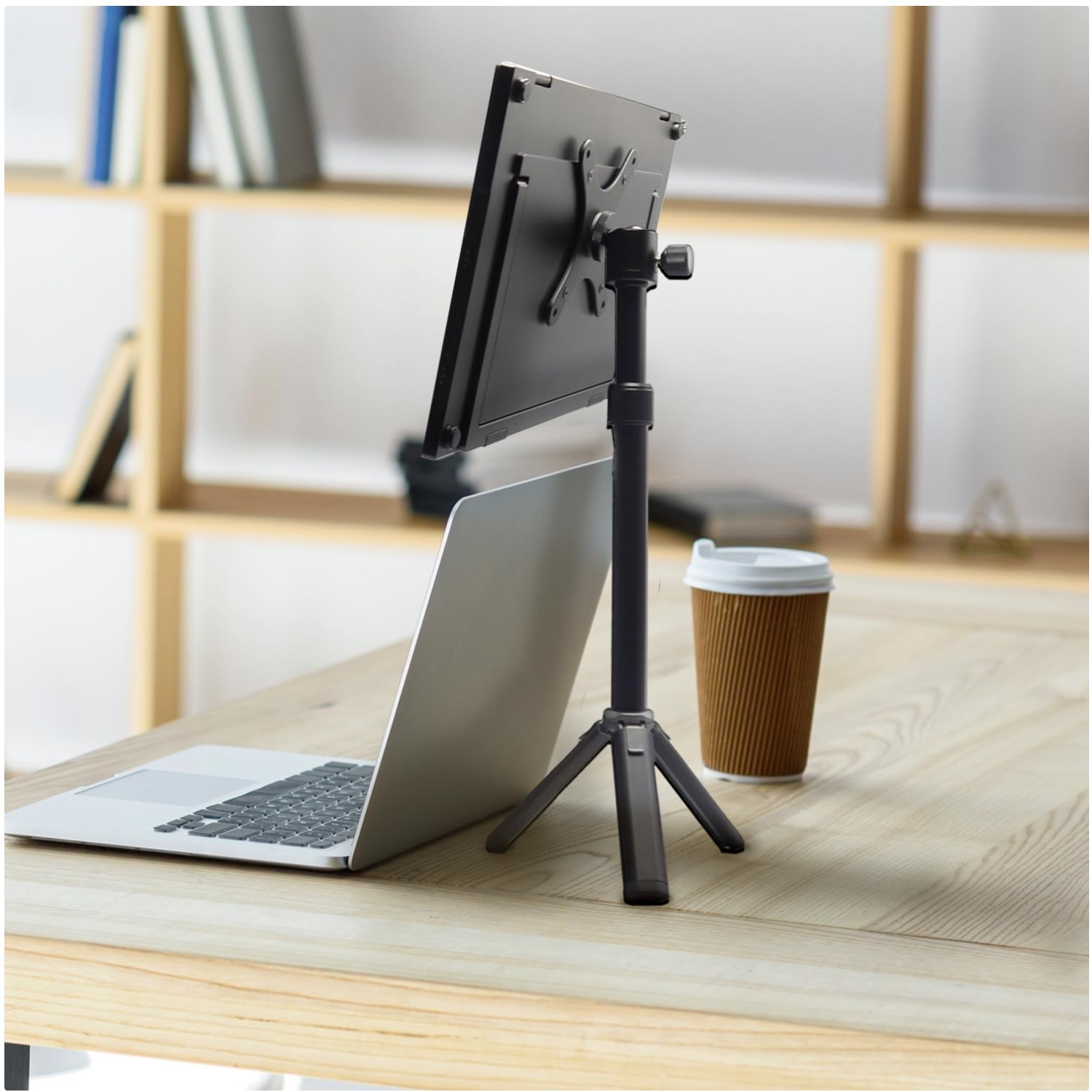 Portable Metal Monitor Stand Tripod - 360° Ball Head-