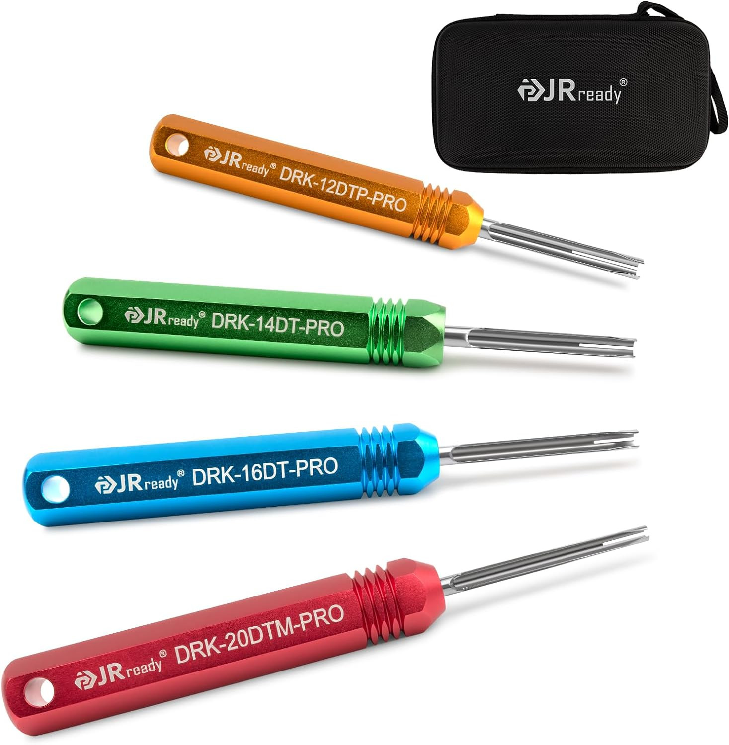 Jrready ST5291 Deutsch Pin Removal Tool Kit Size 12 14 16 20 for Connector