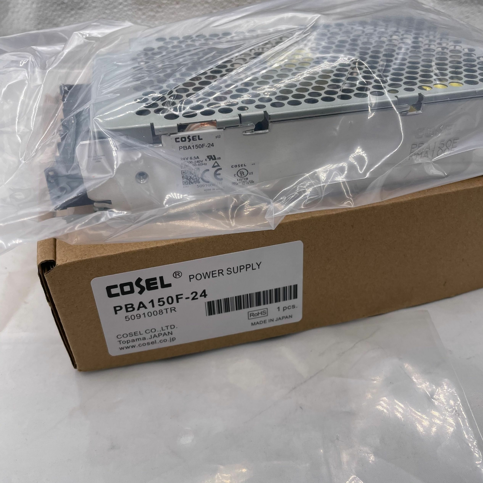 1pcs Cosel PBA150F-24 Switching Power Supply 24V 6.5A new