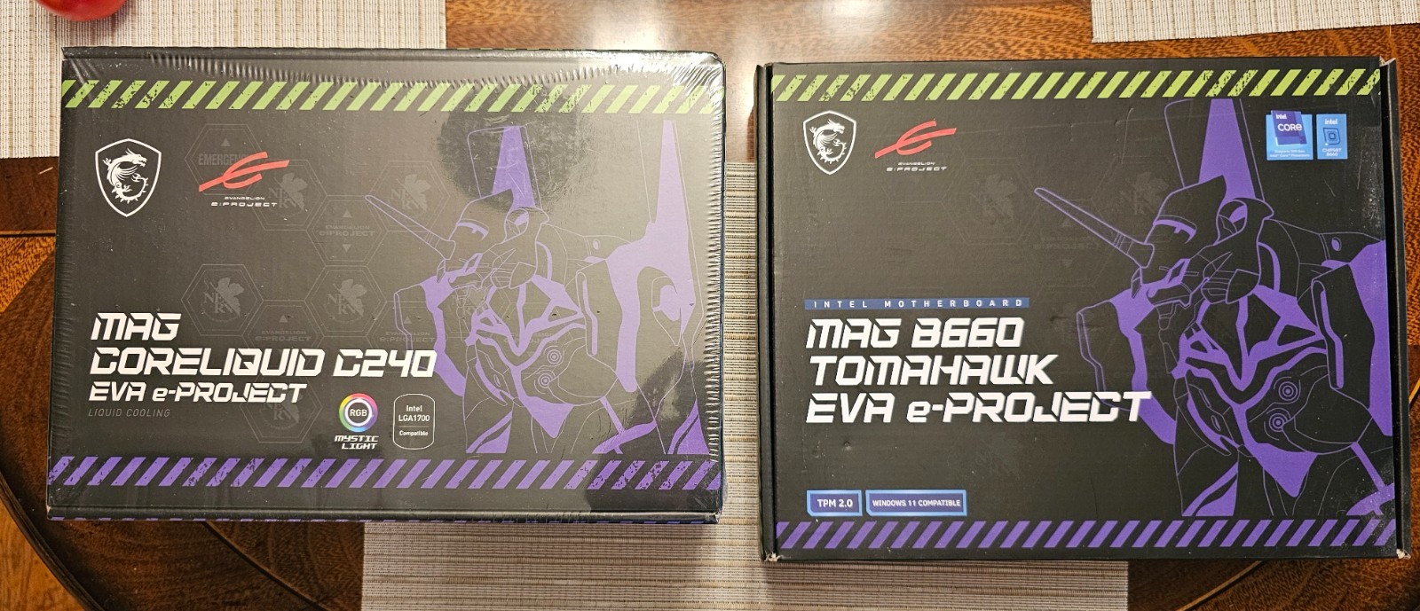 NEW MSI MAG B660 Tomahawk EVA e-Project  LGA 1700 +  MAG CORELIQUID C240 NERV