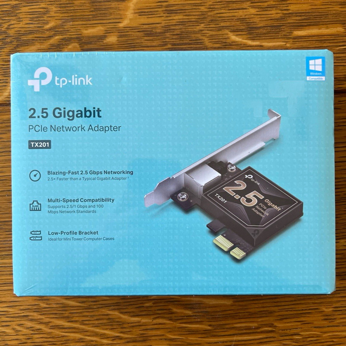 TP-Link TX201 2.5 Gigabit PCIe Ethernet Network Adapter NEW SEALED 2.5Gbps