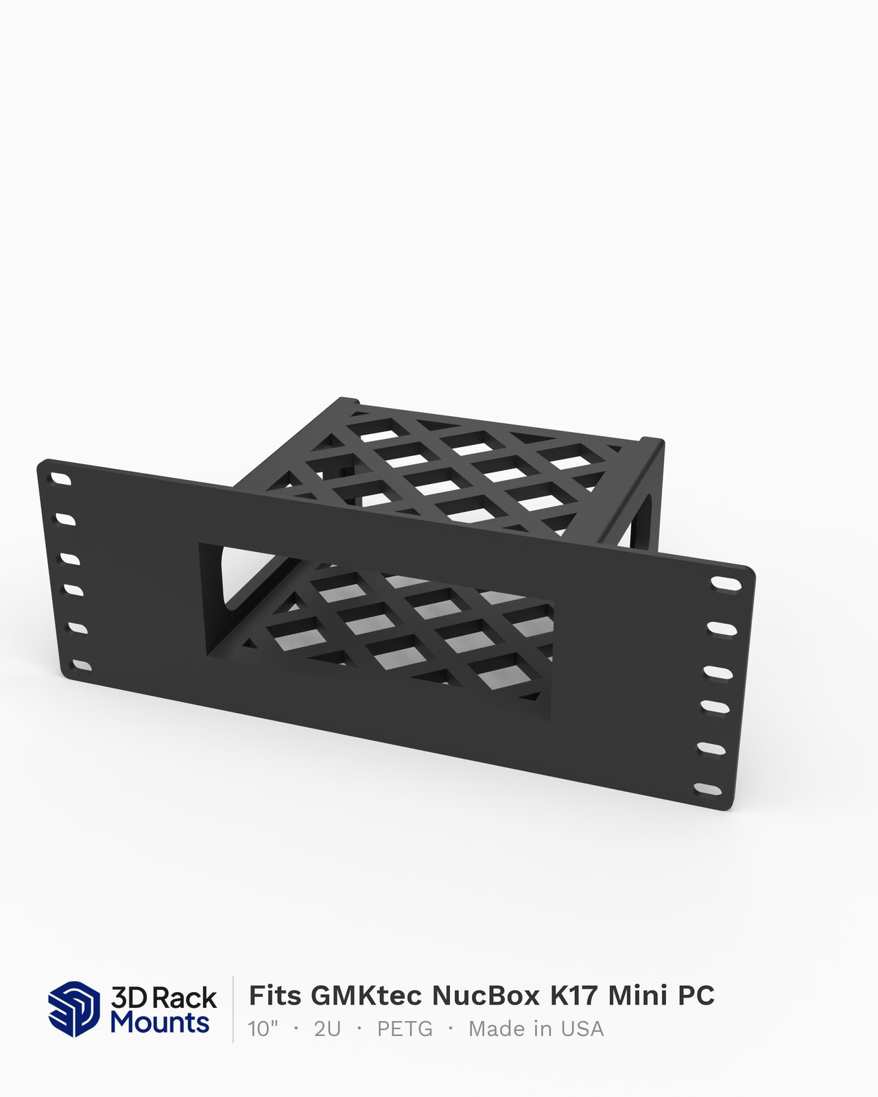 10" GMKtec NucBox K17 Mini PC Rack Mount - 2U