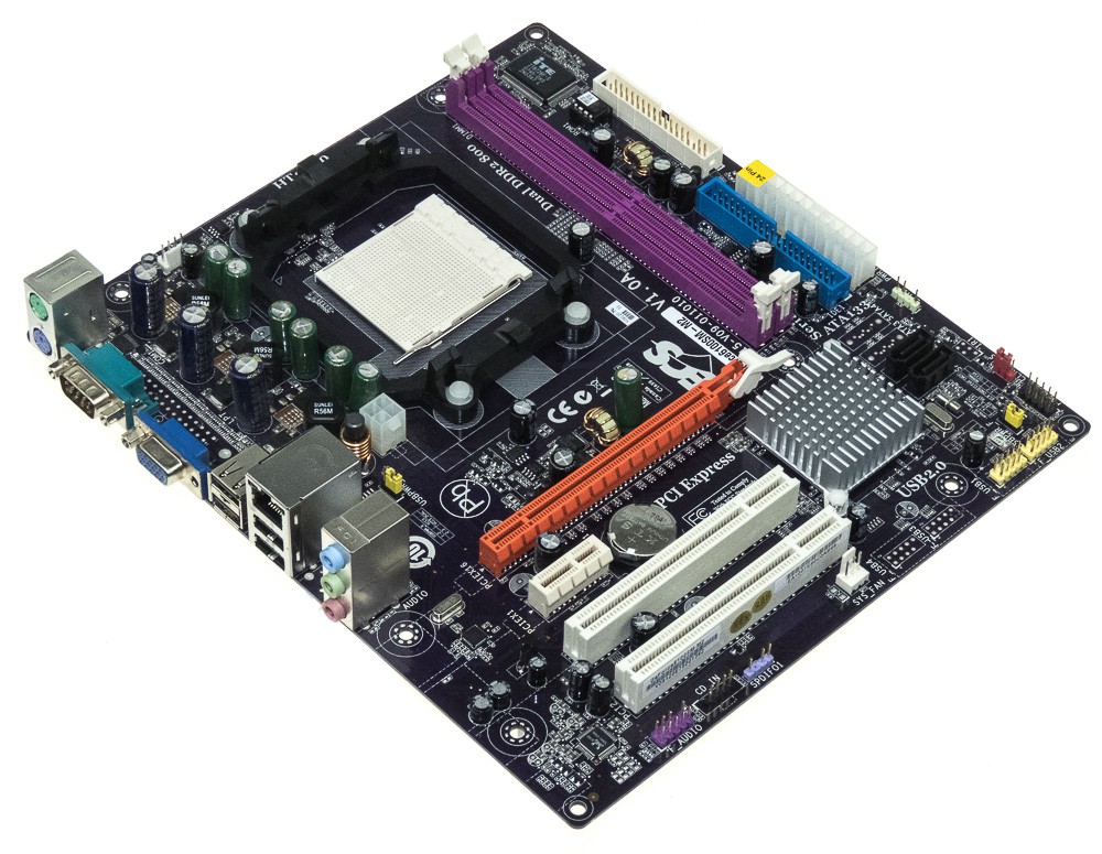 ECS GEFORCE6100SM-M SOCKET AM2 2x PPD2 2x PCIe 2x PCI mATX