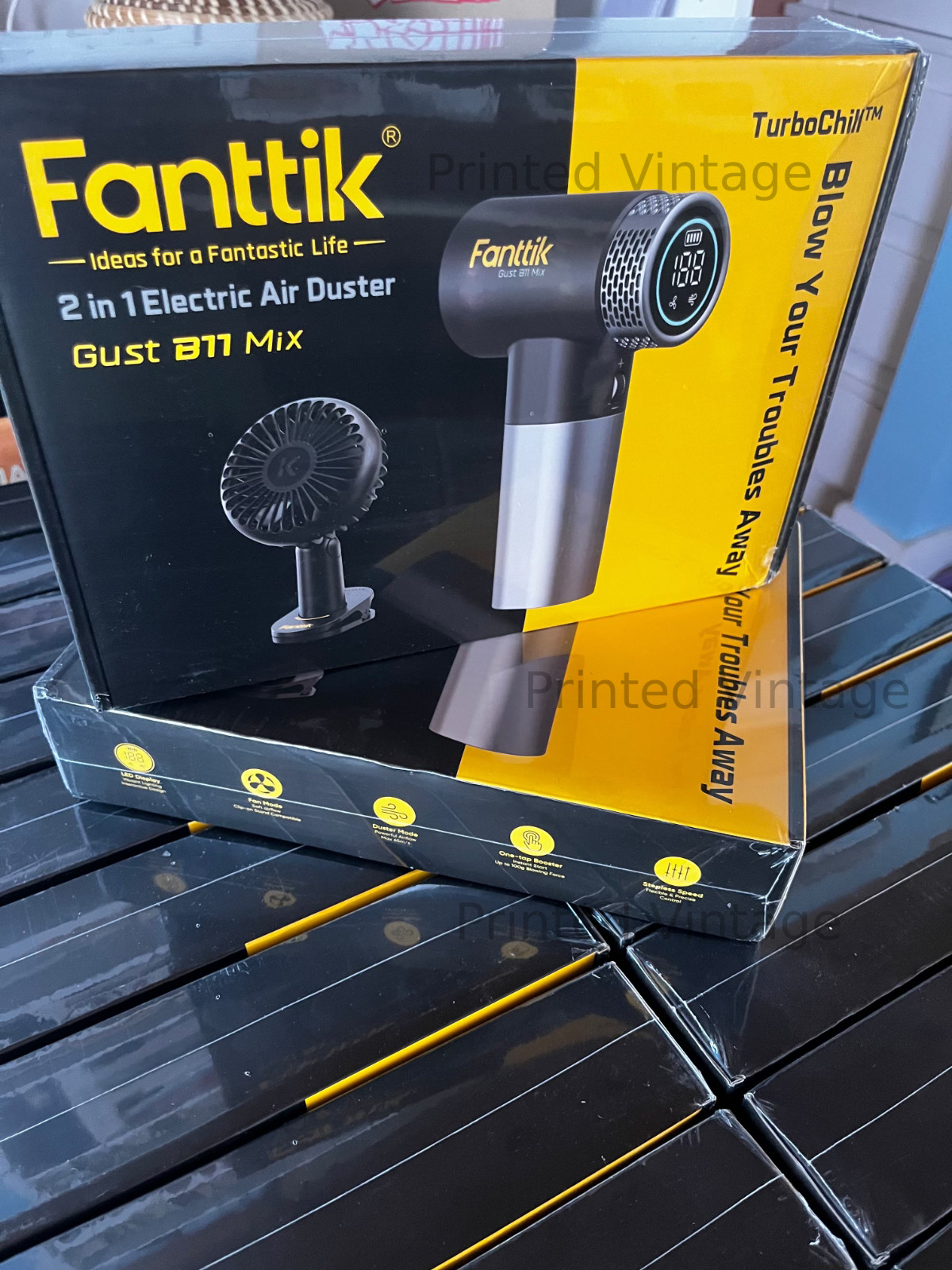 Fanttik B11 Gust Mix Pro 2 In 1 Electric Air Duster & Blower Handheld Fan