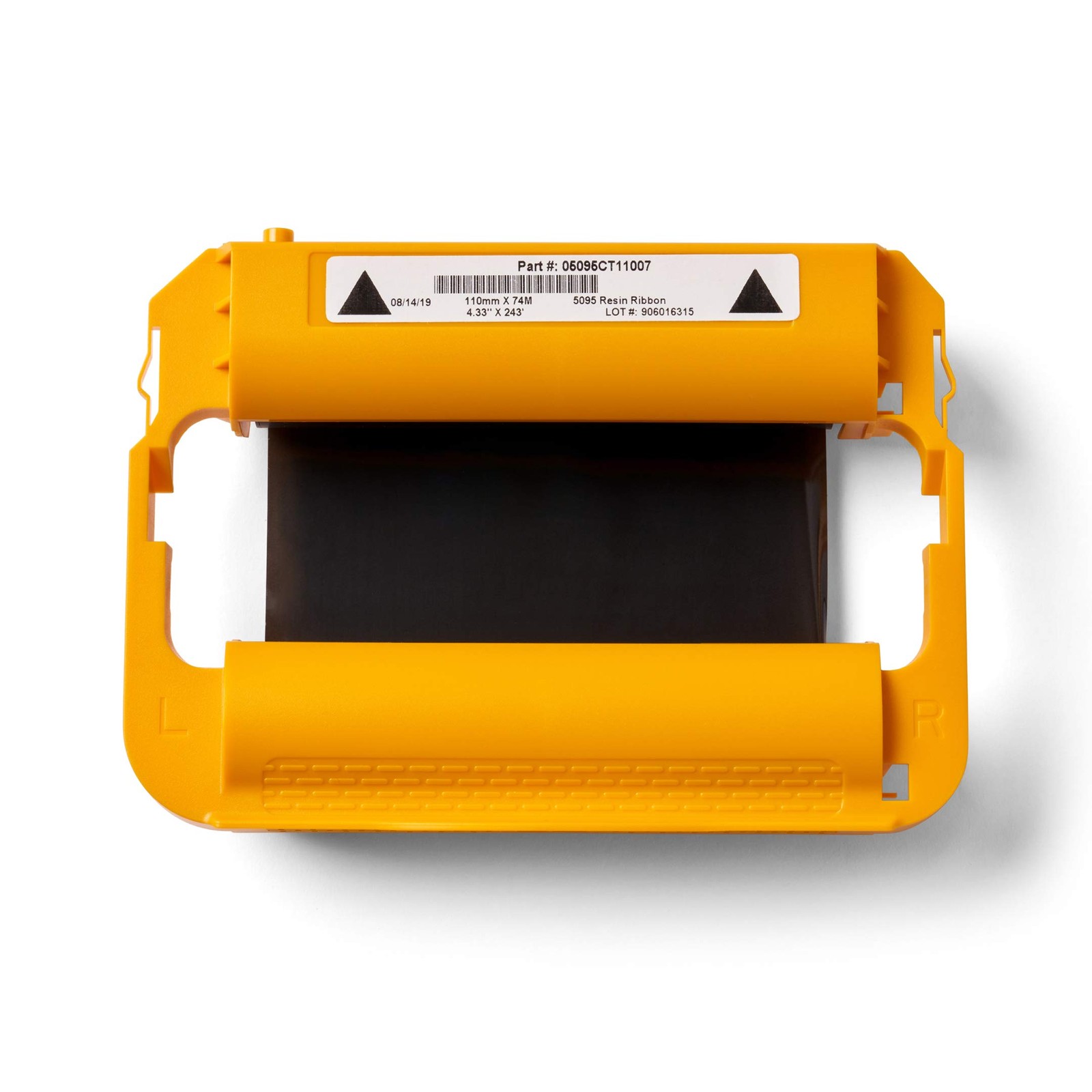 Zebra High-Performance Black Wax/Resin Ribbon Cartridge for ZD420C Thermal Tran