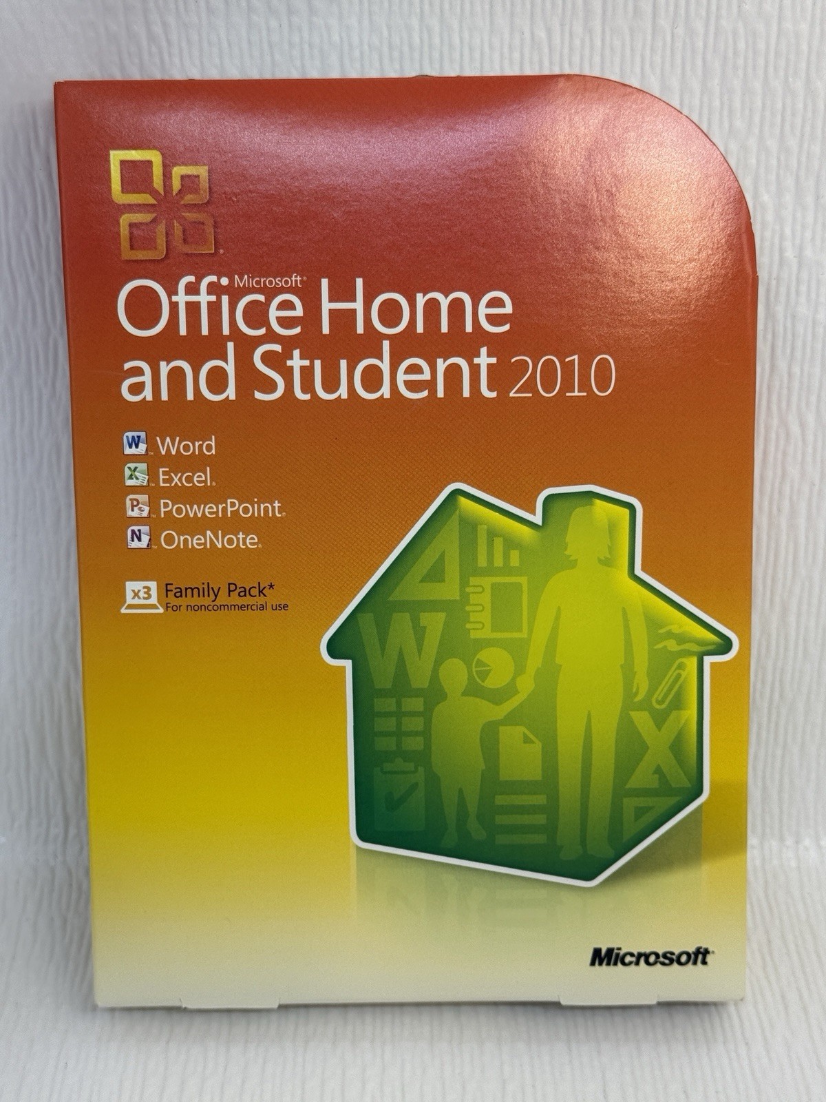 Microsoft MS Office 2010 Home and Student Family Pack with Product Key