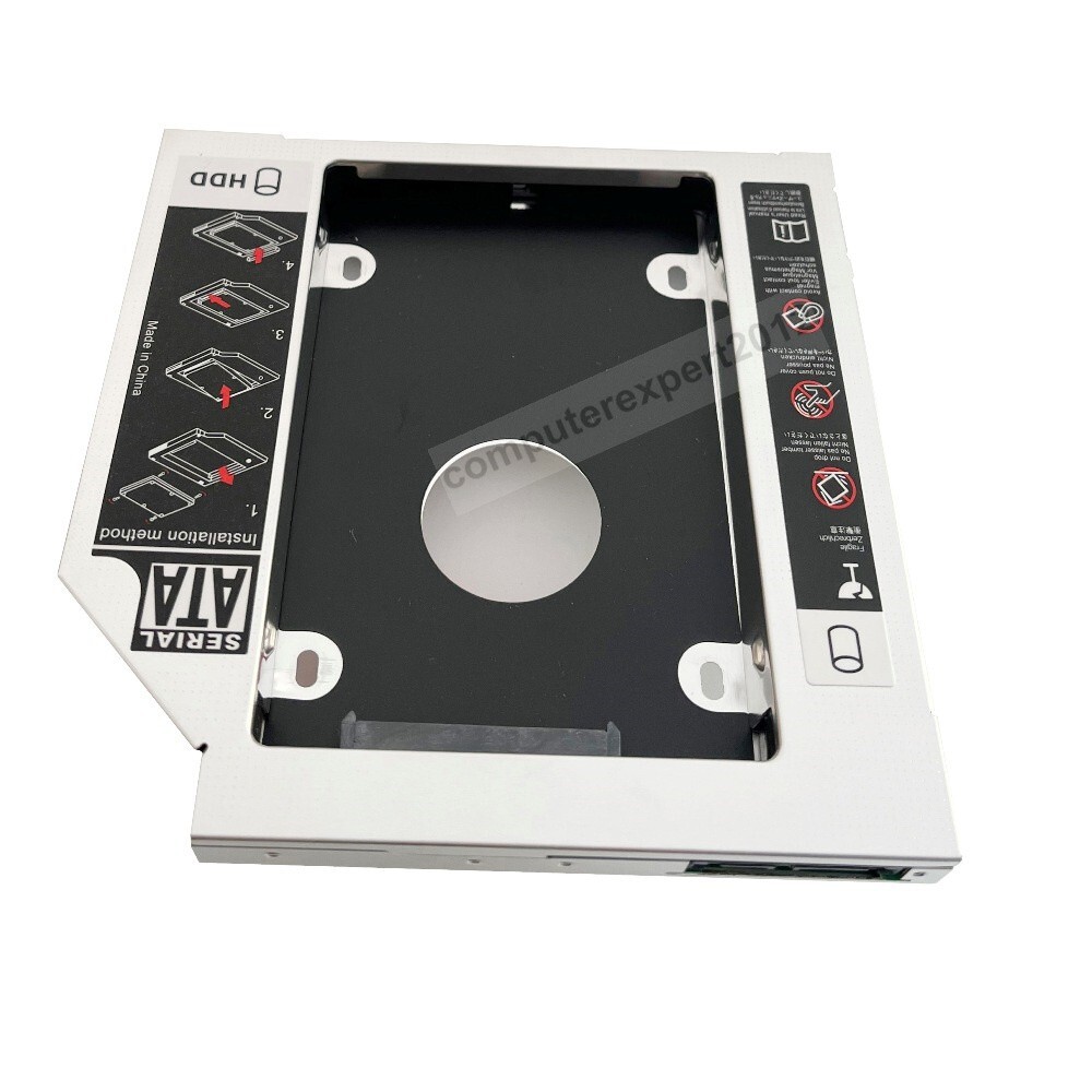 2nd Second Hard Drive HDD SSD Caddy Adapter for Toshiba L655 L655D L650 L650D