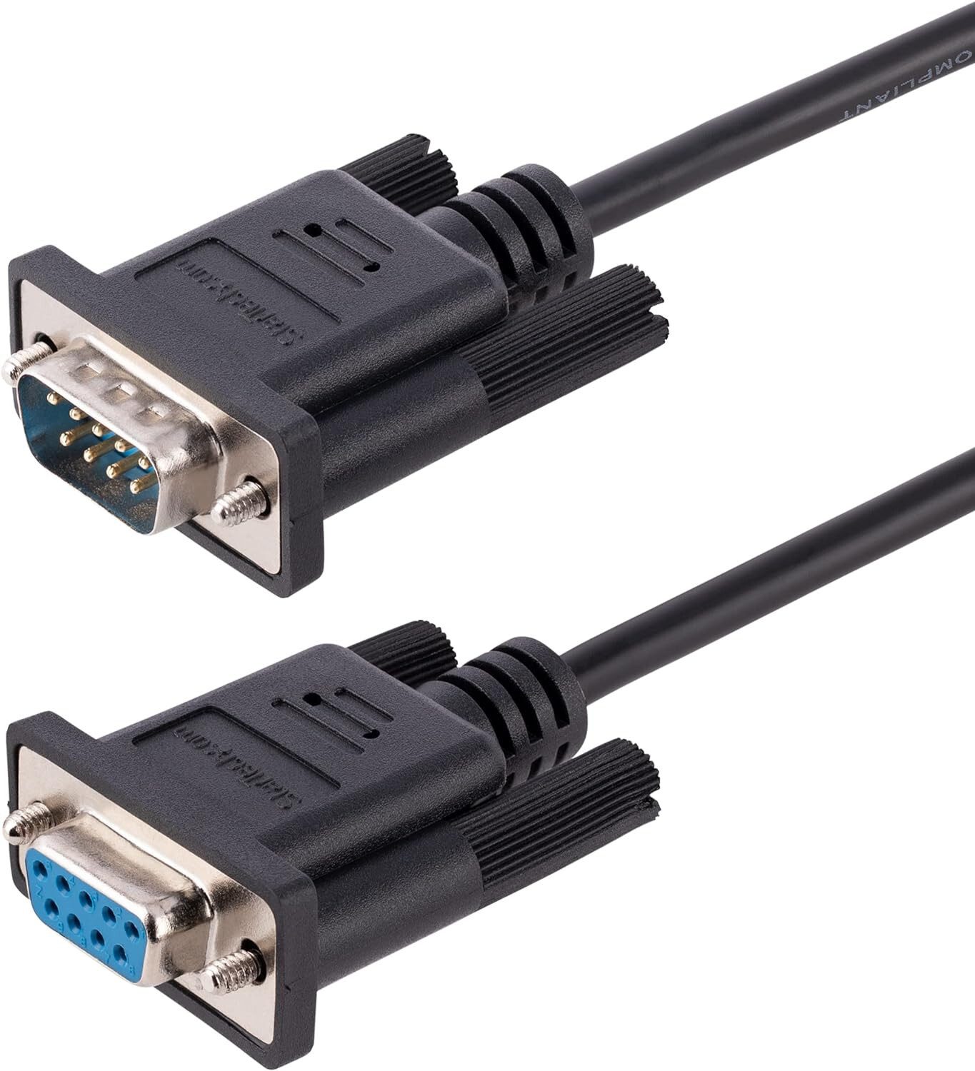 StarTech Crossover Serial Cable, DB9 Serial COM Port Cable Female to Male NEW