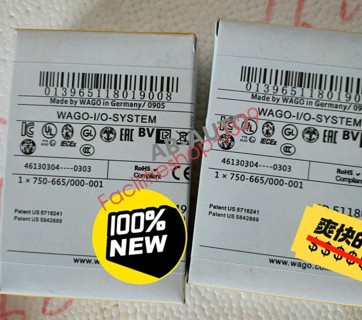 WAGO 750-665/000-001 Digital Module Shipping DHL/FedEx