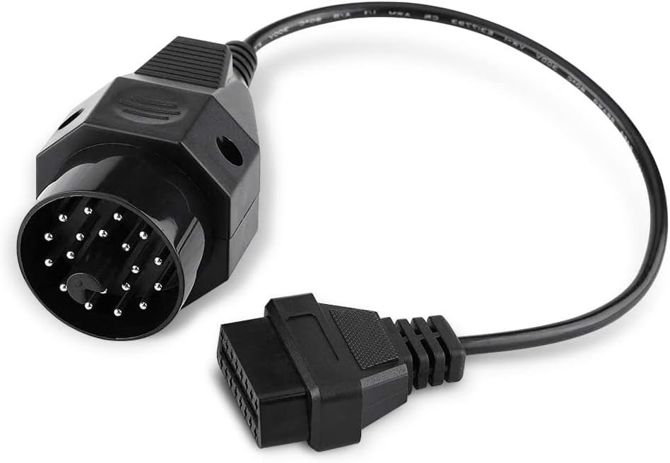 20PIN to 16PIN OBD2 Connector Adapter Cable for BMW E31 E32 E34 E36