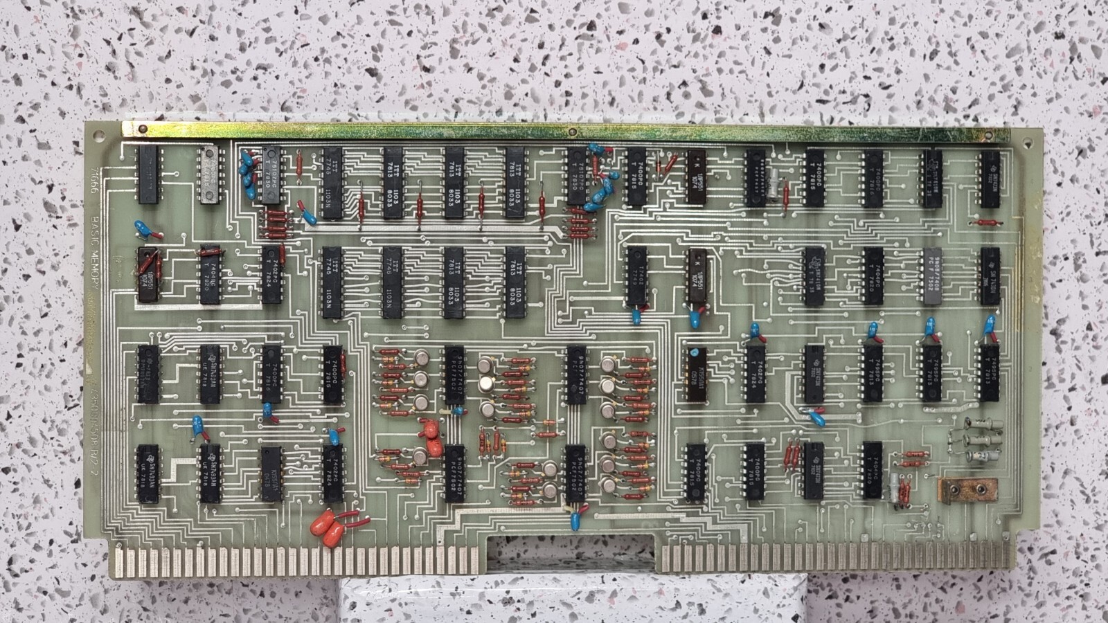 70's VINTAGE RETRO PC / EMG 666 BASIC MEMORY / BOARD 71666 CALCULATOR