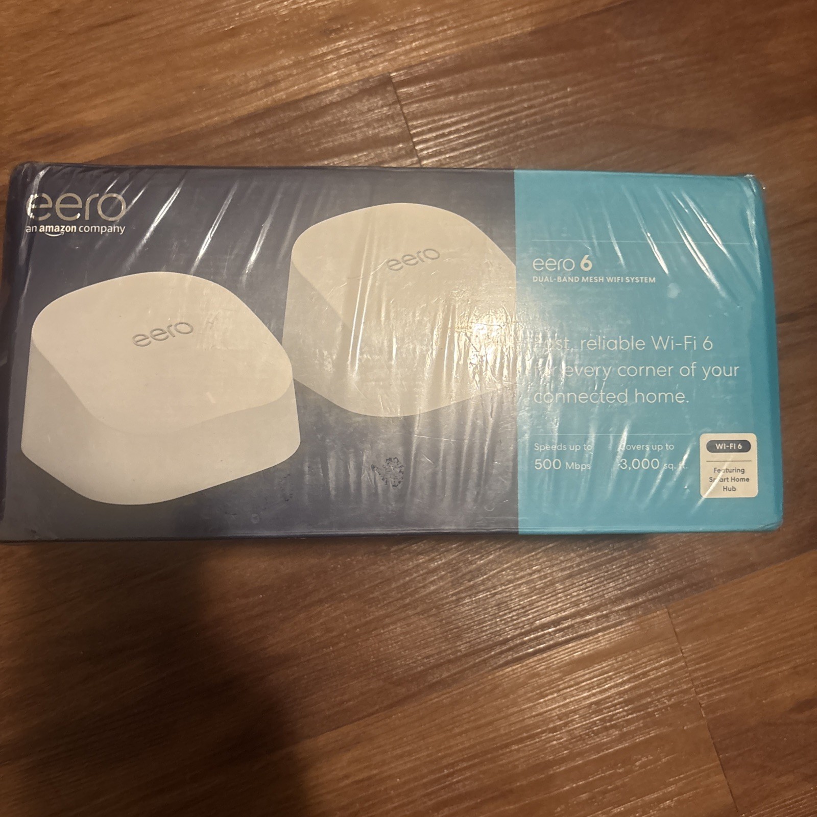 Amazon eero 6 Mesh Wi-Fi 6 System 2-pack NIP New